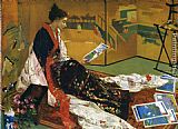 Caprice in Purple and Gold The Golden Screen by James Abbott McNeill Whistler